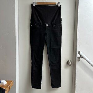 H&M Maternity skinny black jeans (size M)